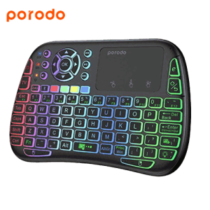 کیبورد بی‌سیم Porodo Mini Wireless Keyboard Touch Combo